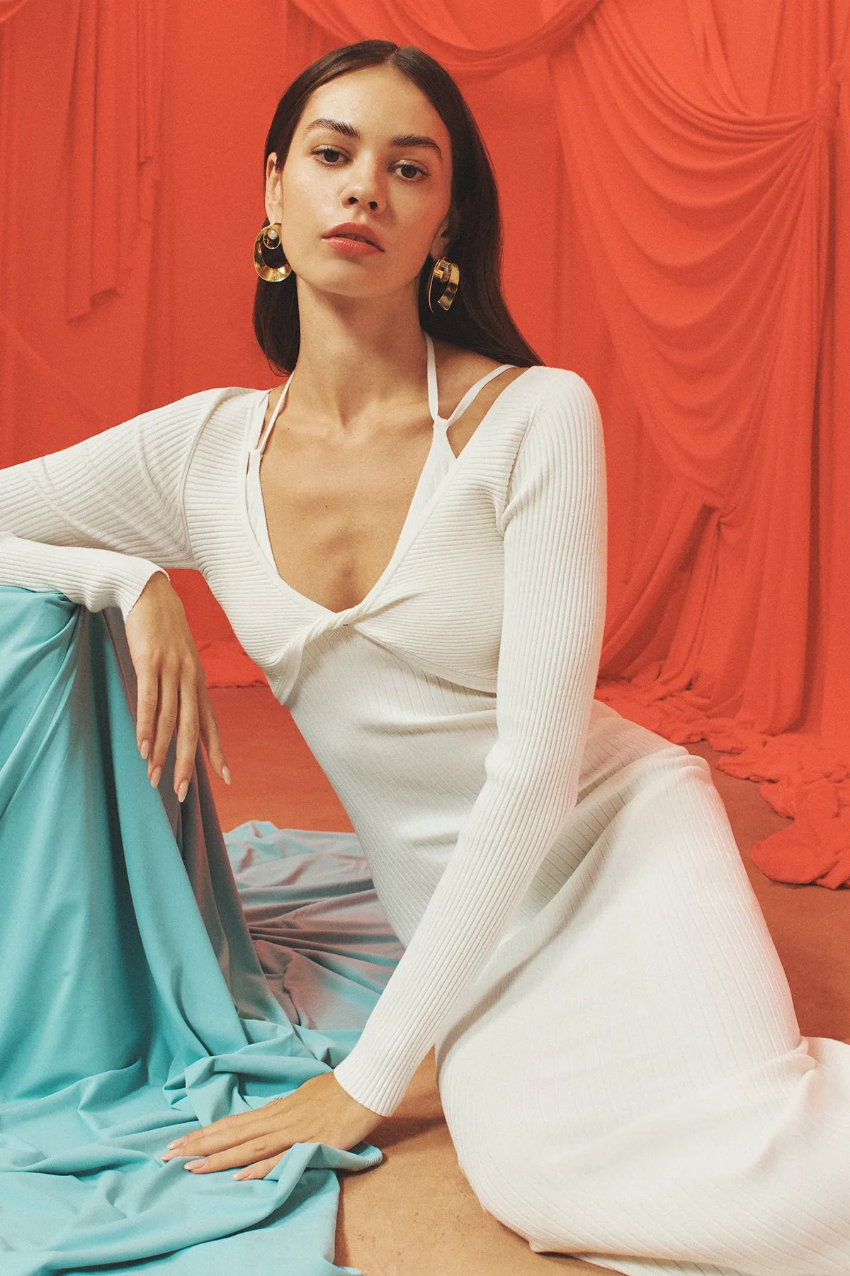 Bailey 44 Connie Sweater Dress in Oatmilk sold by Bailey 44