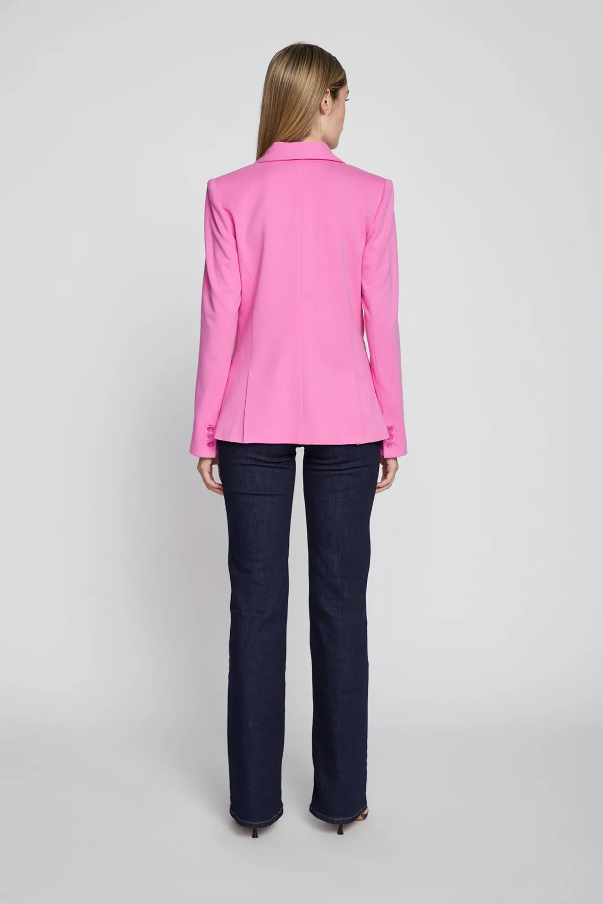 Bailey 44 Zoey Ponte Jacket in Dahlia Pink sold by Bailey 44 product image thumbnail 4