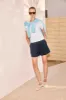 Stateside Cloud Jersey Short Sleeve Crew in Blue Sky sold by Bailey 44