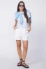 Stateside Cloud Jersey Short Sleeve Crew in Blue Sky sold by Bailey 44