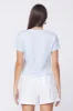 Stateside Cloud Jersey Short Sleeve Crew in Blue Sky sold by Bailey 44