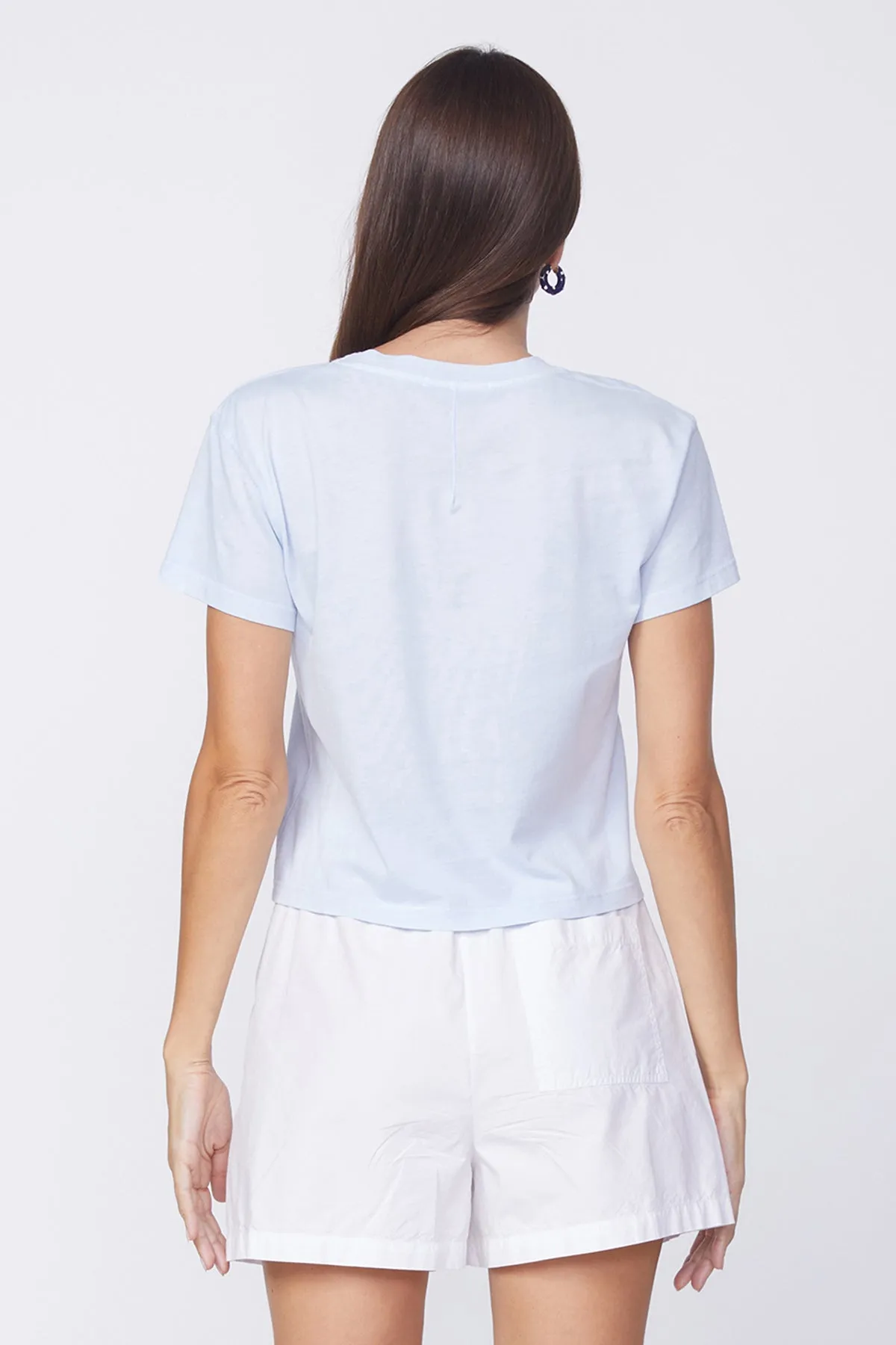 Stateside Cloud Jersey Short Sleeve Crew in Blue Sky sold by Bailey 44 product image thumbnail 5