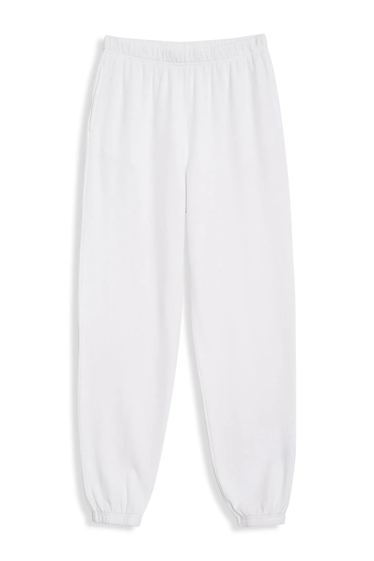 Stateside Softest Fleece Sweatpant with Pockets in White sold by Bailey 44