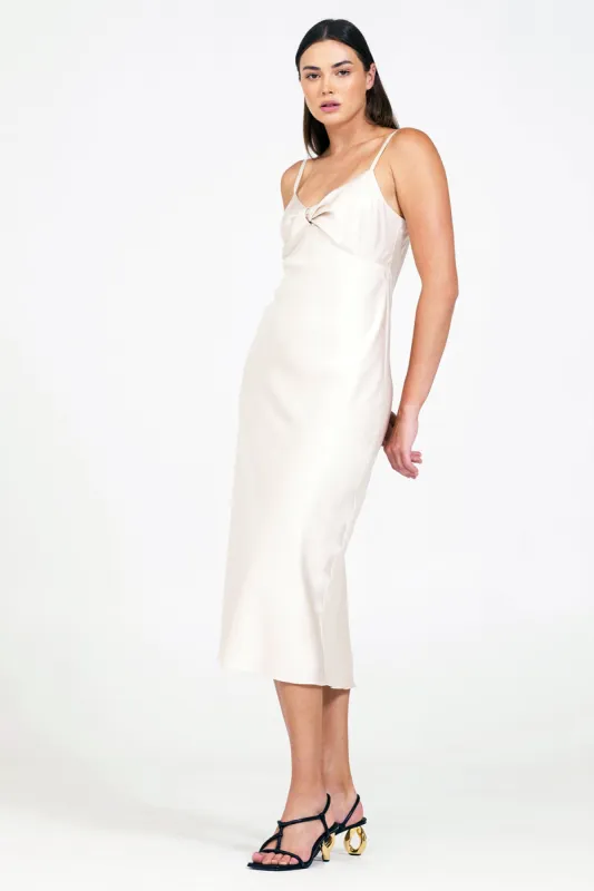 Bailey 44 Asher Satin Dress in Ivory sold by Bailey 44