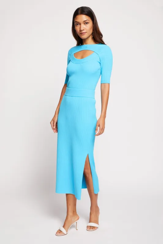 Bailey 44 Nikoletta Skirt in Aqua sold by Bailey 44