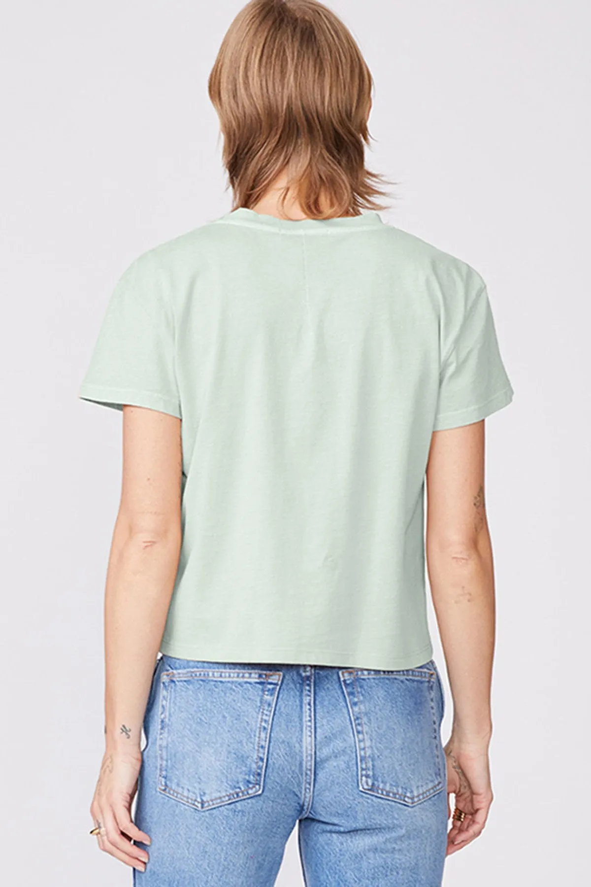 Stateside Cloud Jersey Short Sleeve Crew in Cactus sold by Bailey 44 product image thumbnail 3