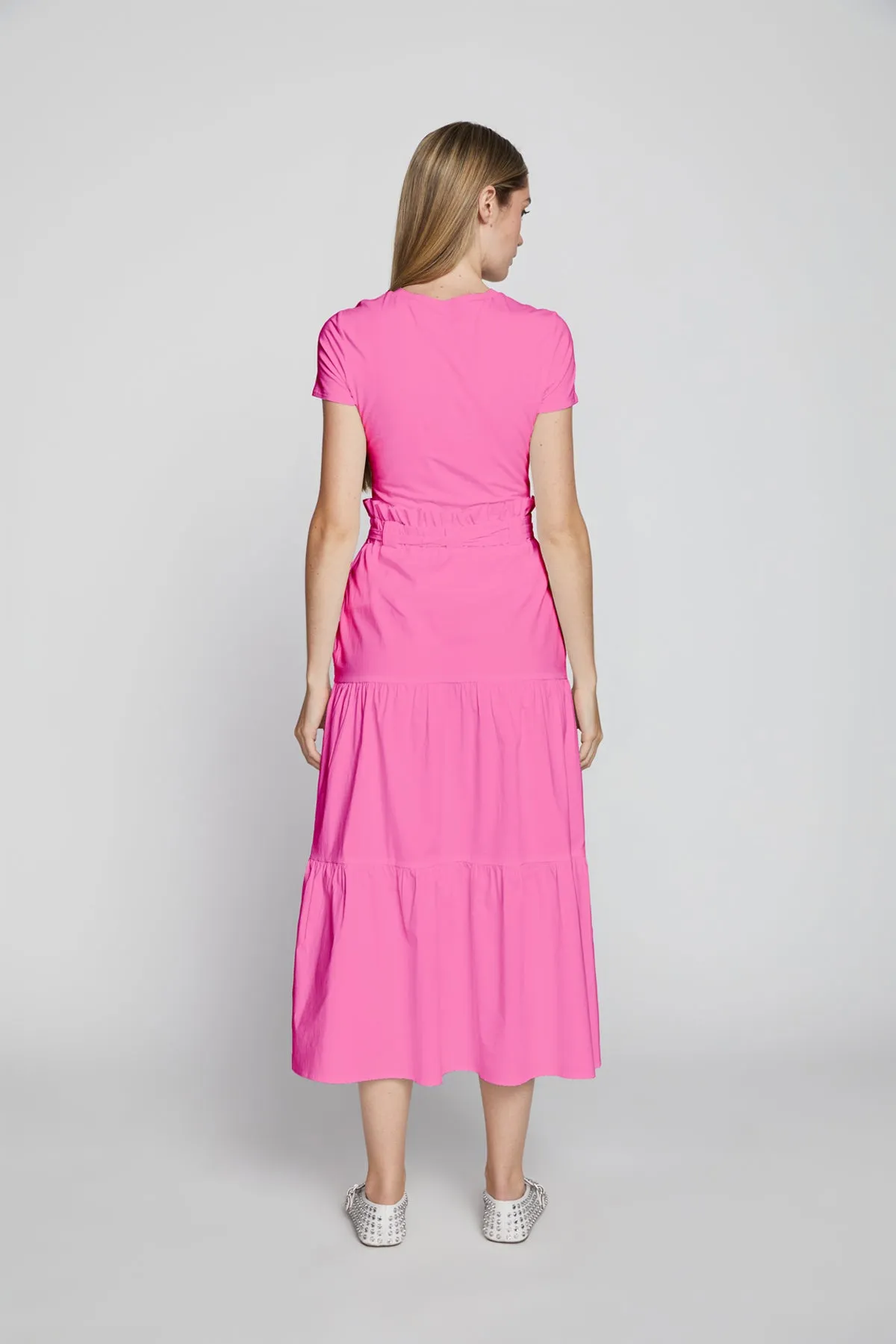 Bailey 44 Frankie Poplin Dress in Dahlia Pink sold by Bailey 44 product image thumbnail 3