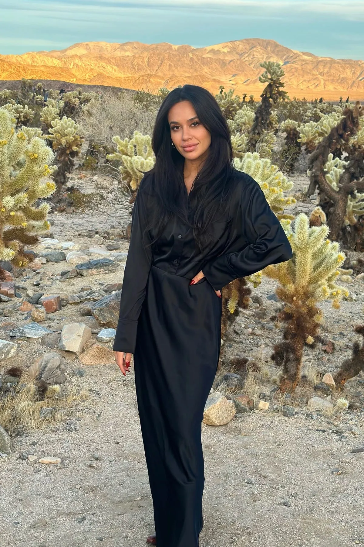 Bailey 44 Clylo Satin Skirt in Black sold by Bailey 44 product image thumbnail 2