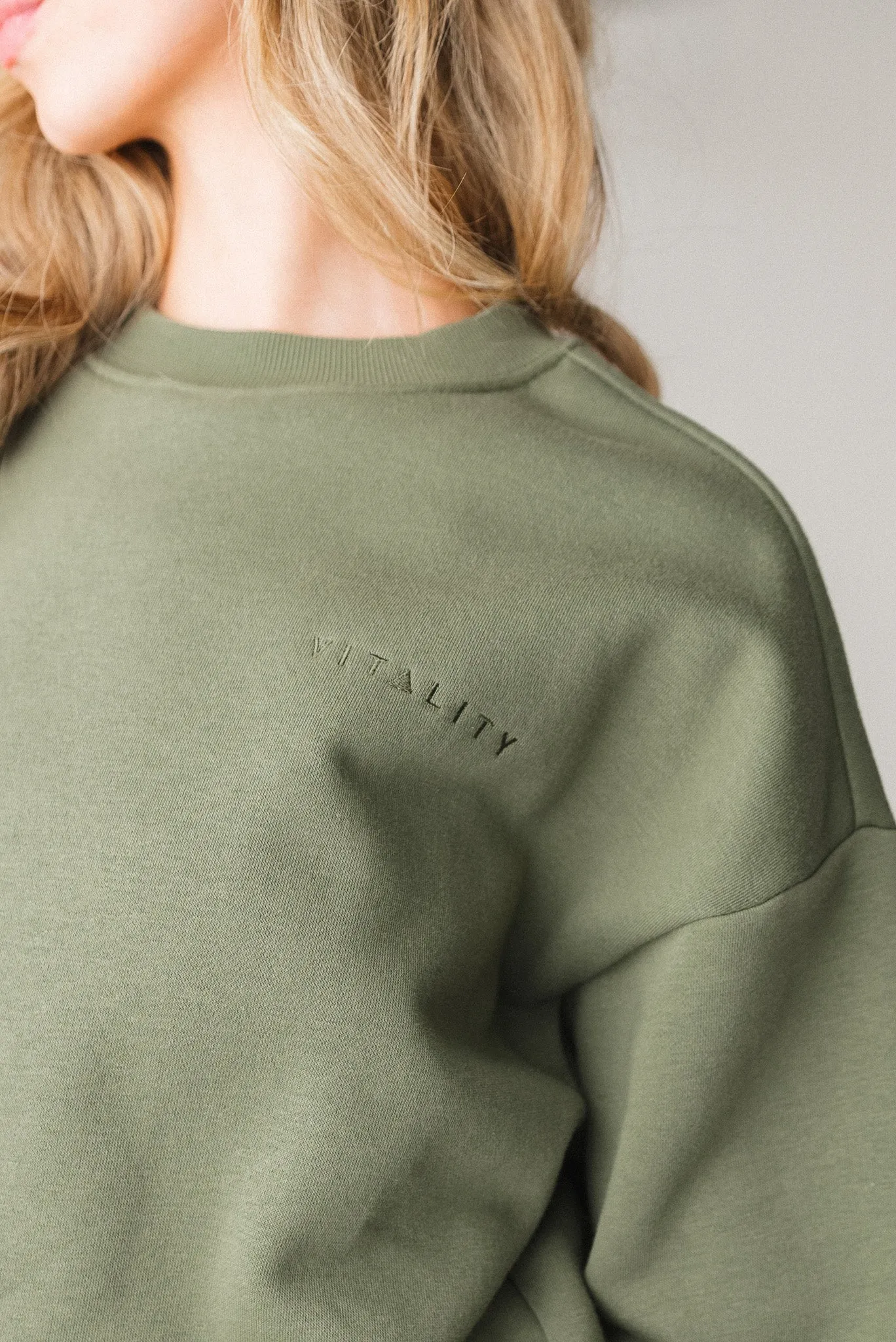 Vitality Cozy® Uni Crew - Willow sold by Balance Athletica product image thumbnail 4