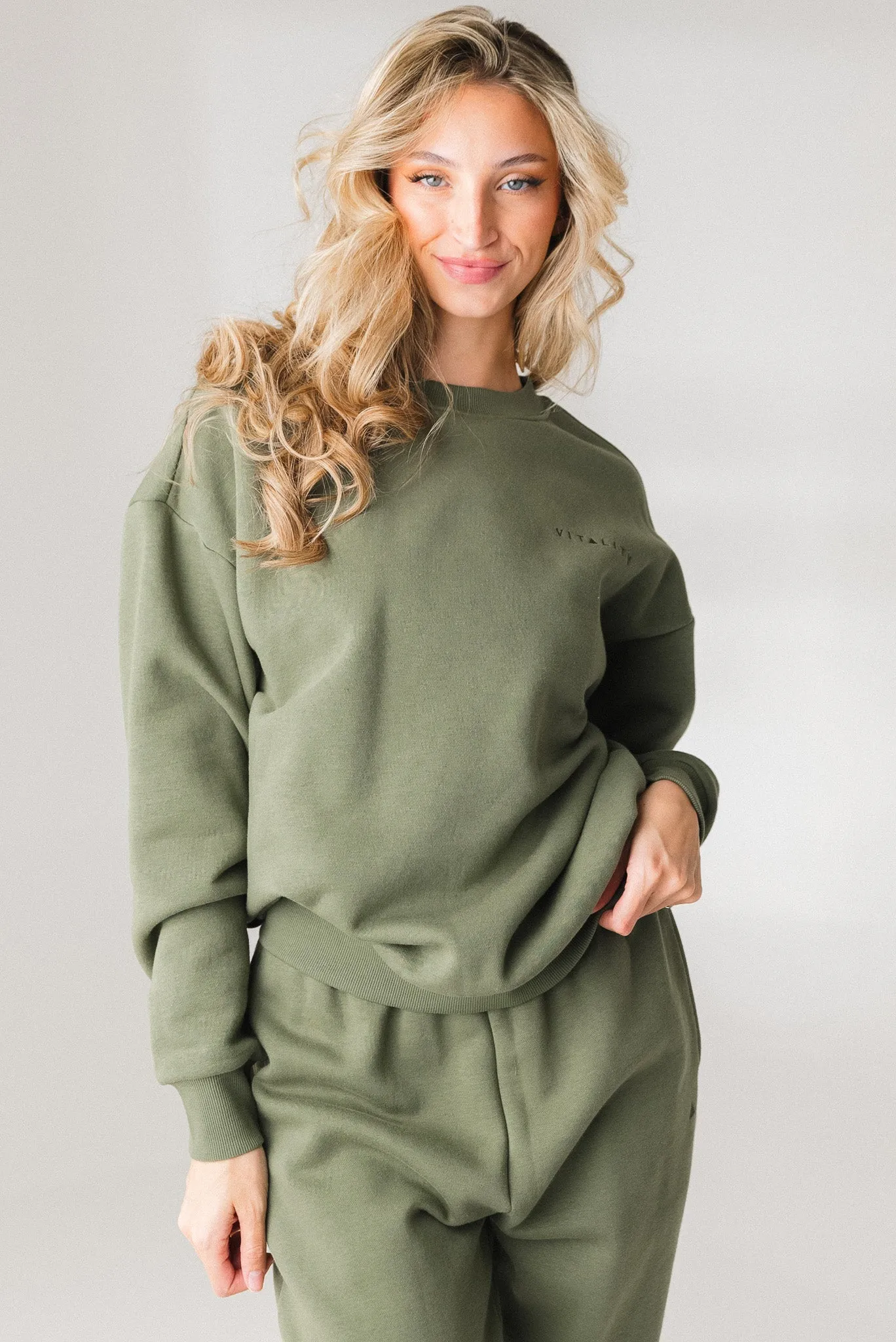 Vitality Cozy® Uni Crew - Willow sold by Balance Athletica
