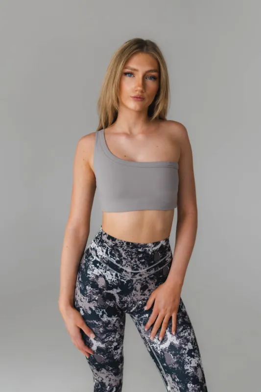Cloud II™ Asym Bra - Slate sold by Balance Athletica
