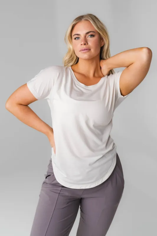Vitality Versa®  Full Tee - Ash sold by Balance Athletica