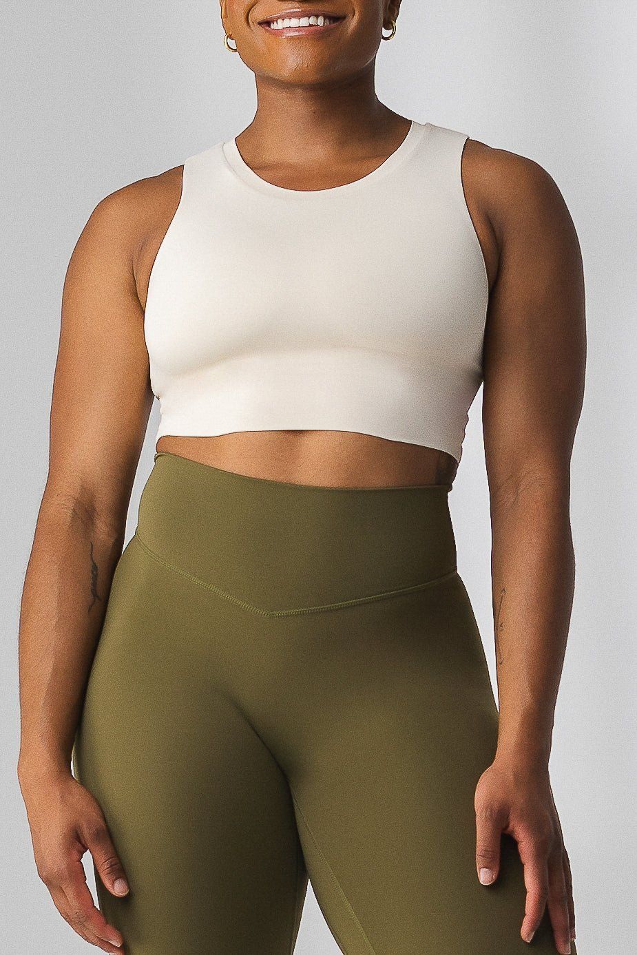 The Allora Tank - Sandshell - Revitalized sold by Balance Athletica product image thumbnail 2