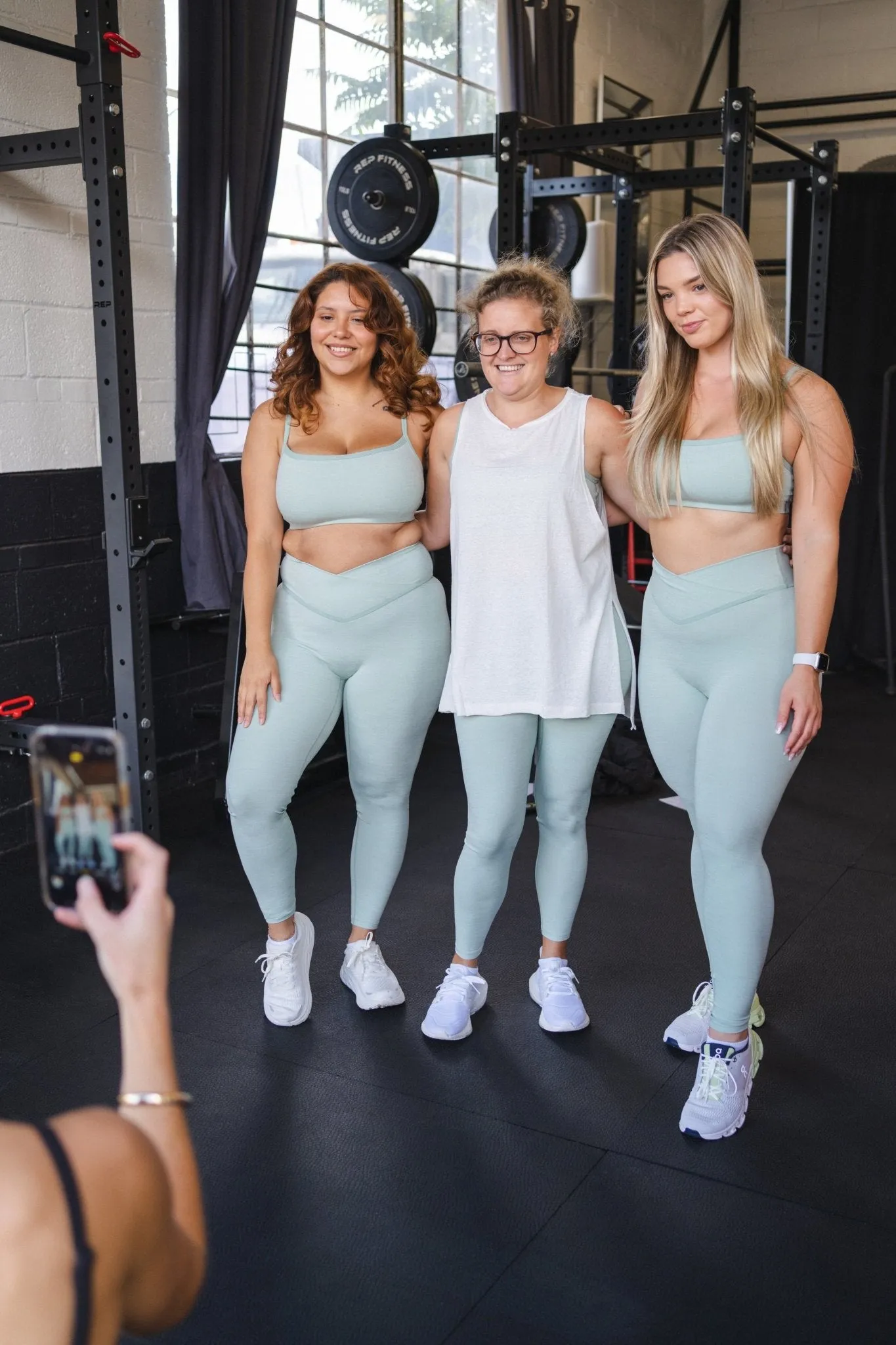 Vitality Daydream® Block Square Bra - Mint Marl sold by Balance Athletica product image thumbnail 3