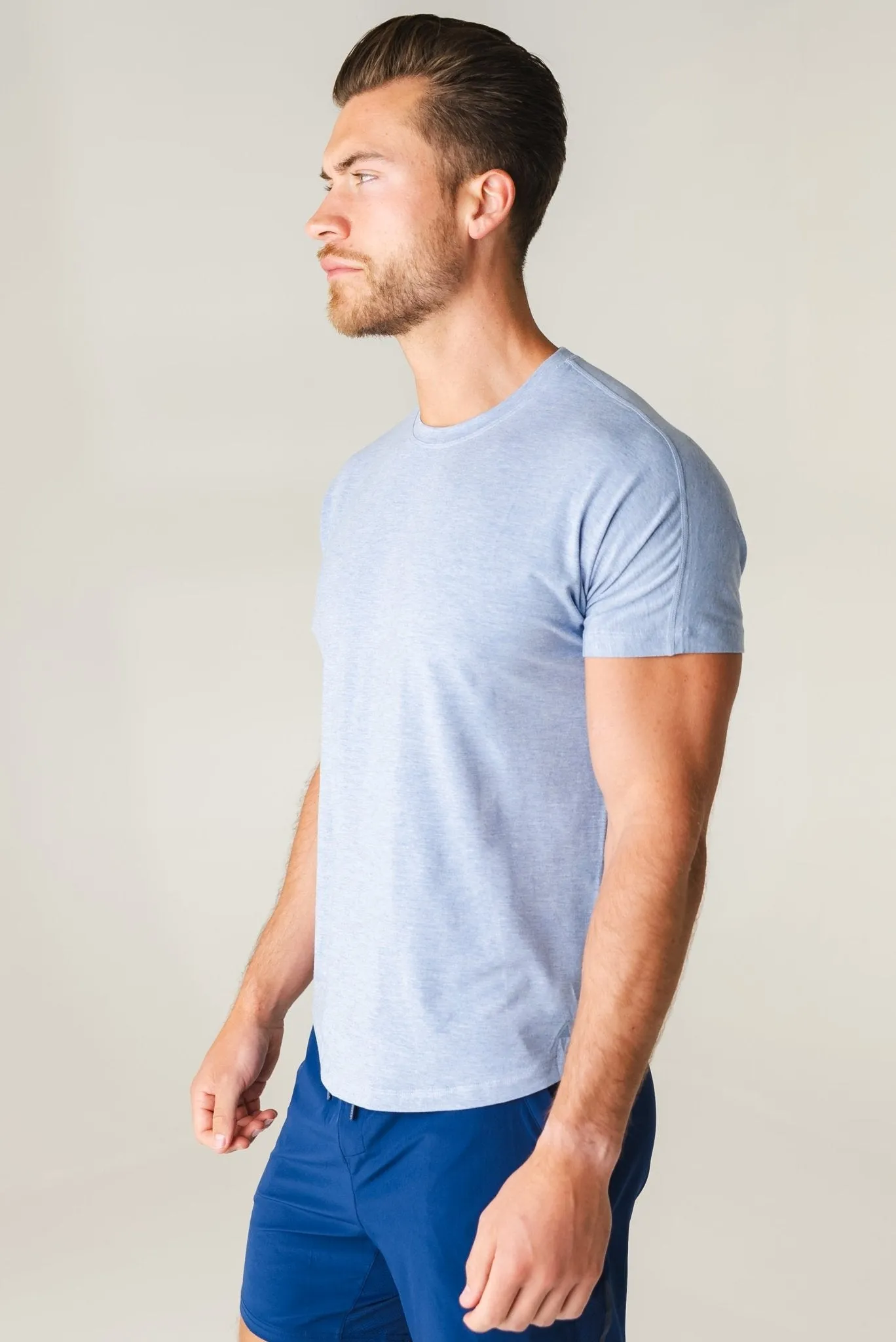 Vitality Vital® Men's Tee - Mist Marl sold by Balance Athletica product image thumbnail 5