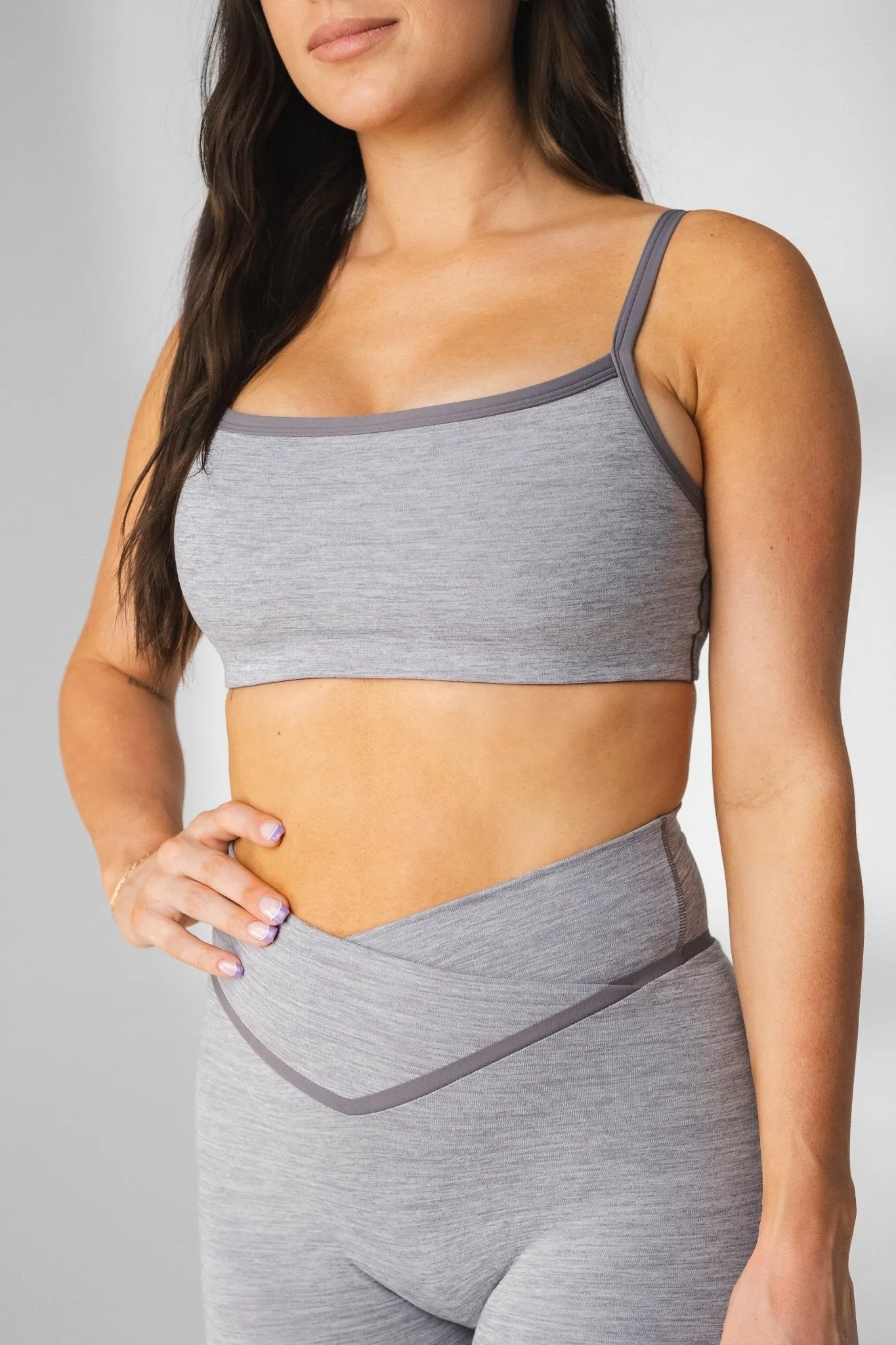 Vitality Daydream® Block Square Bra - Concrete Marl sold by Balance Athletica product image thumbnail 2