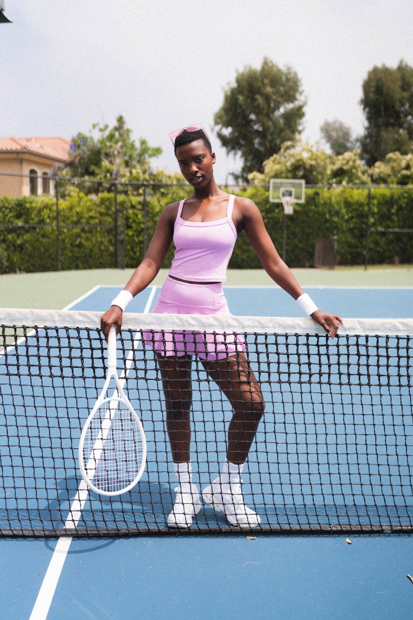 Cloud II™ Square Tank - Lilac sold by Balance Athletica product image thumbnail 5