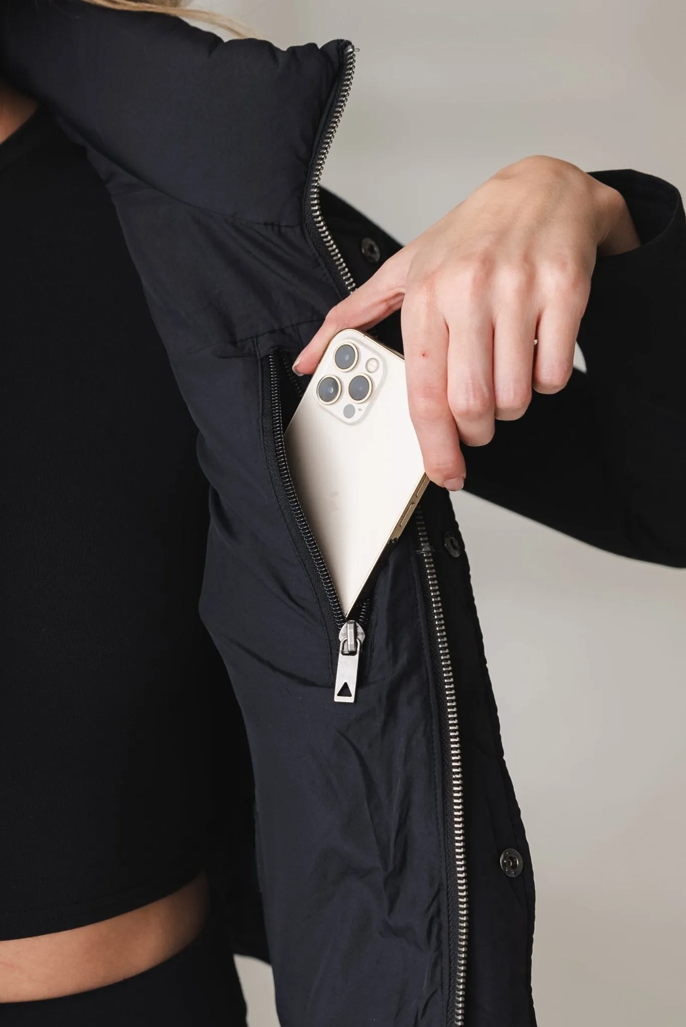 Vitality Puffer Vest - Midnight sold by Balance Athletica product image thumbnail 5