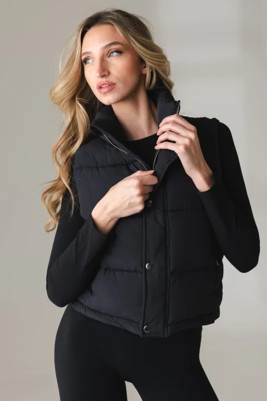 Vitality Puffer Vest - Midnight sold by Balance Athletica