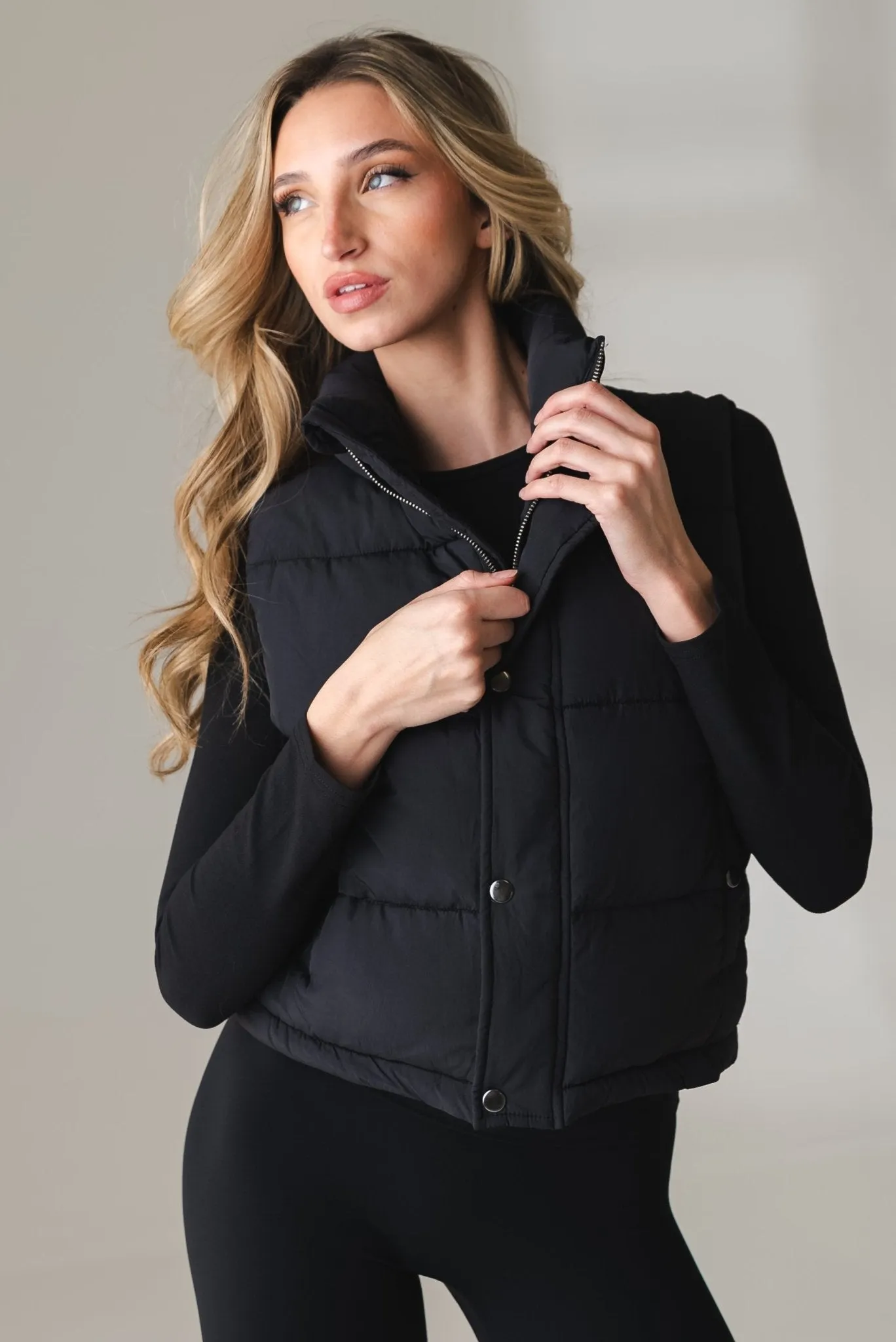 Vitality Puffer Vest - Midnight sold by Balance Athletica