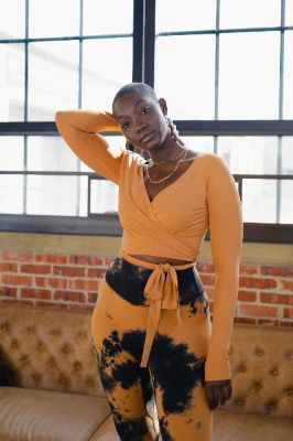 The Dancer Wrap Top - Flare  - Revitalized sold by Balance Athletica