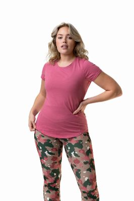 The Echo Tee - Mauvewood  - Revitalized sold by Balance Athletica