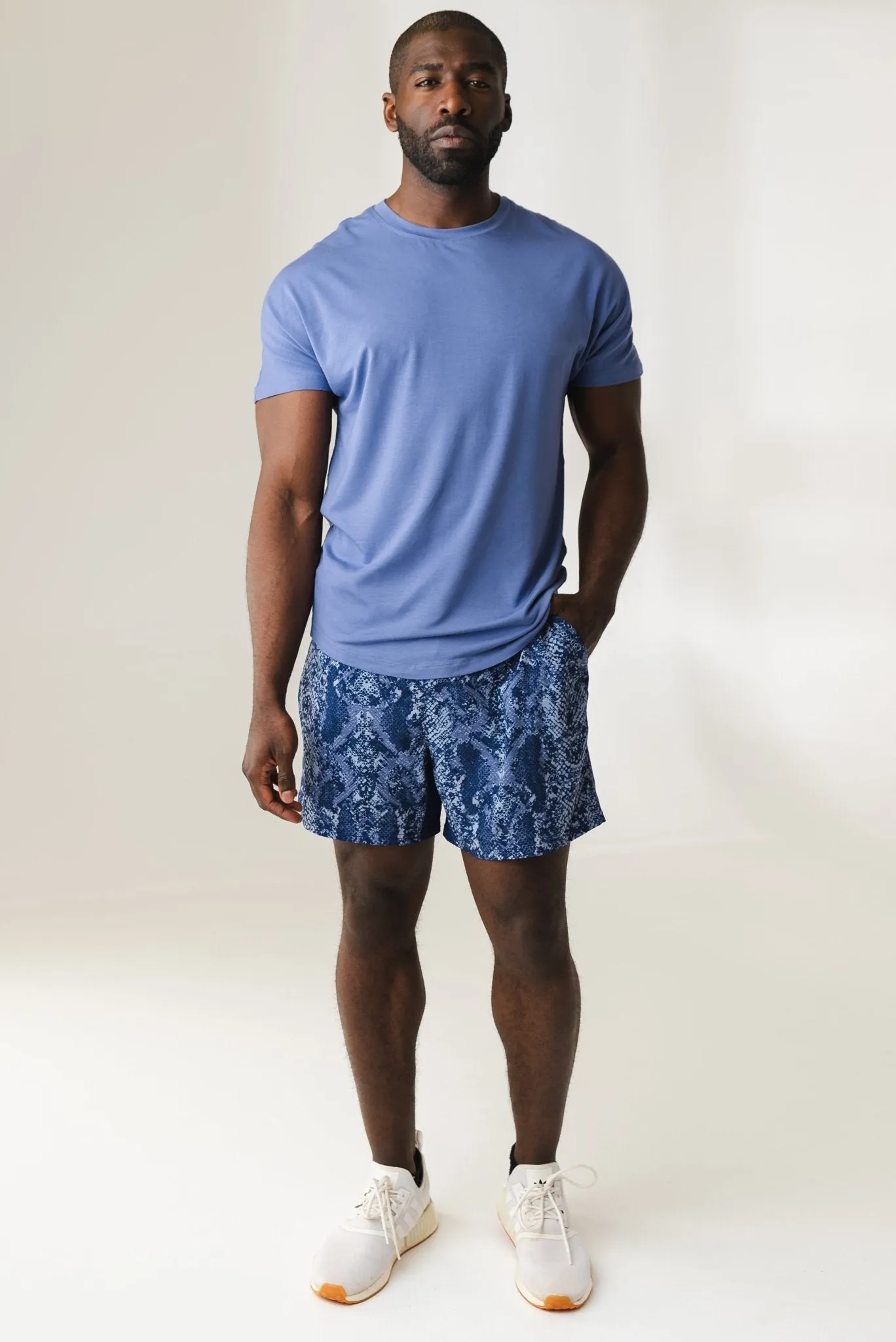 Vitality Prime® Train Short 6" - Sapphire Serpent sold by Balance Athletica product image thumbnail 3