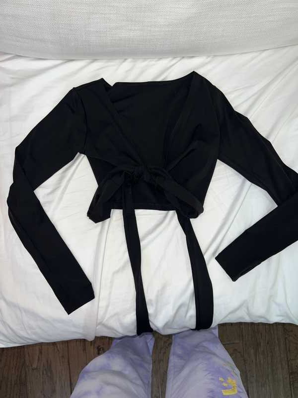 The Dancer Wrap Top - Midnight - Revitalized sold by Balance Athletica product image thumbnail 4