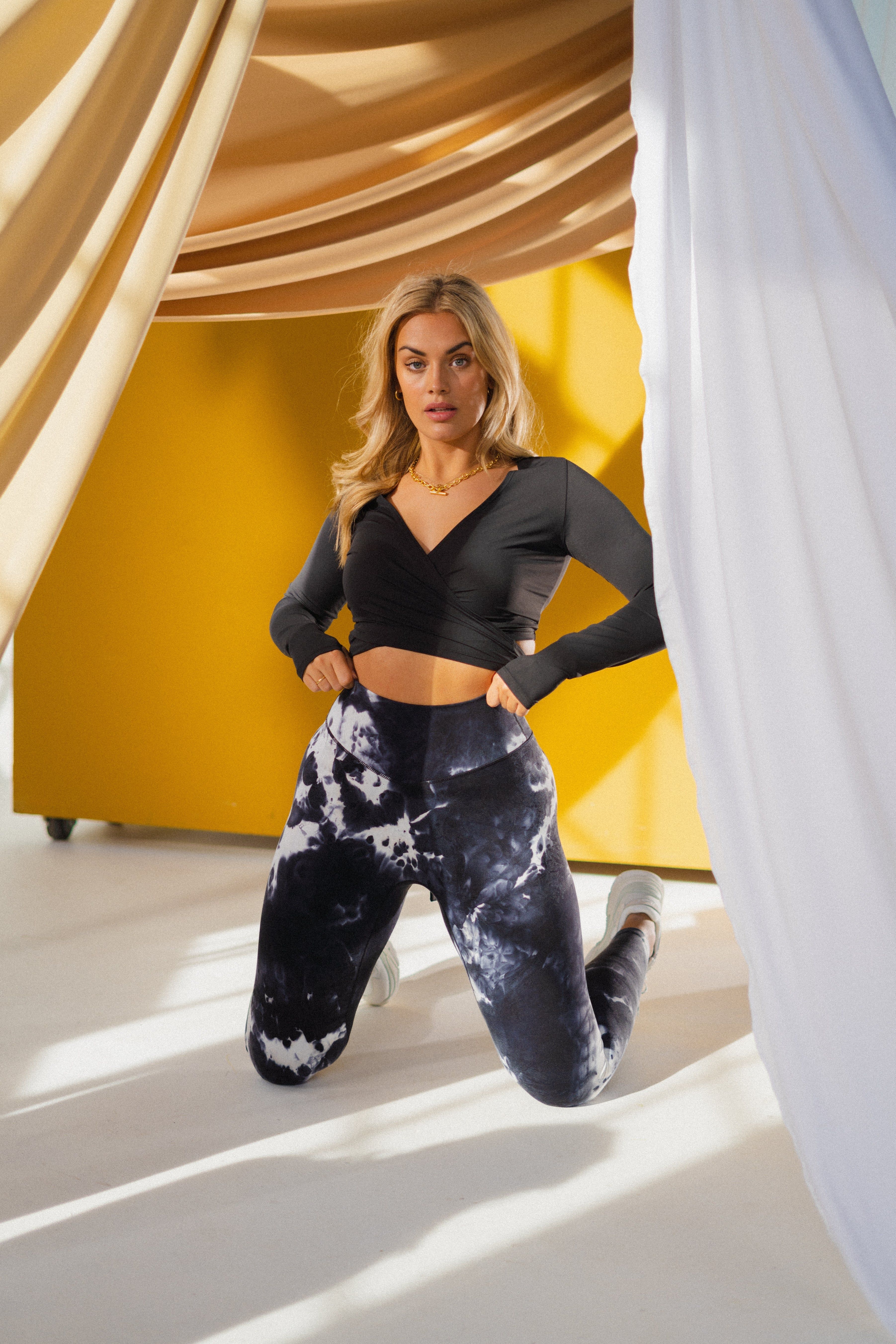 The Dancer Wrap Top - Midnight - Revitalized sold by Balance Athletica product image thumbnail 2