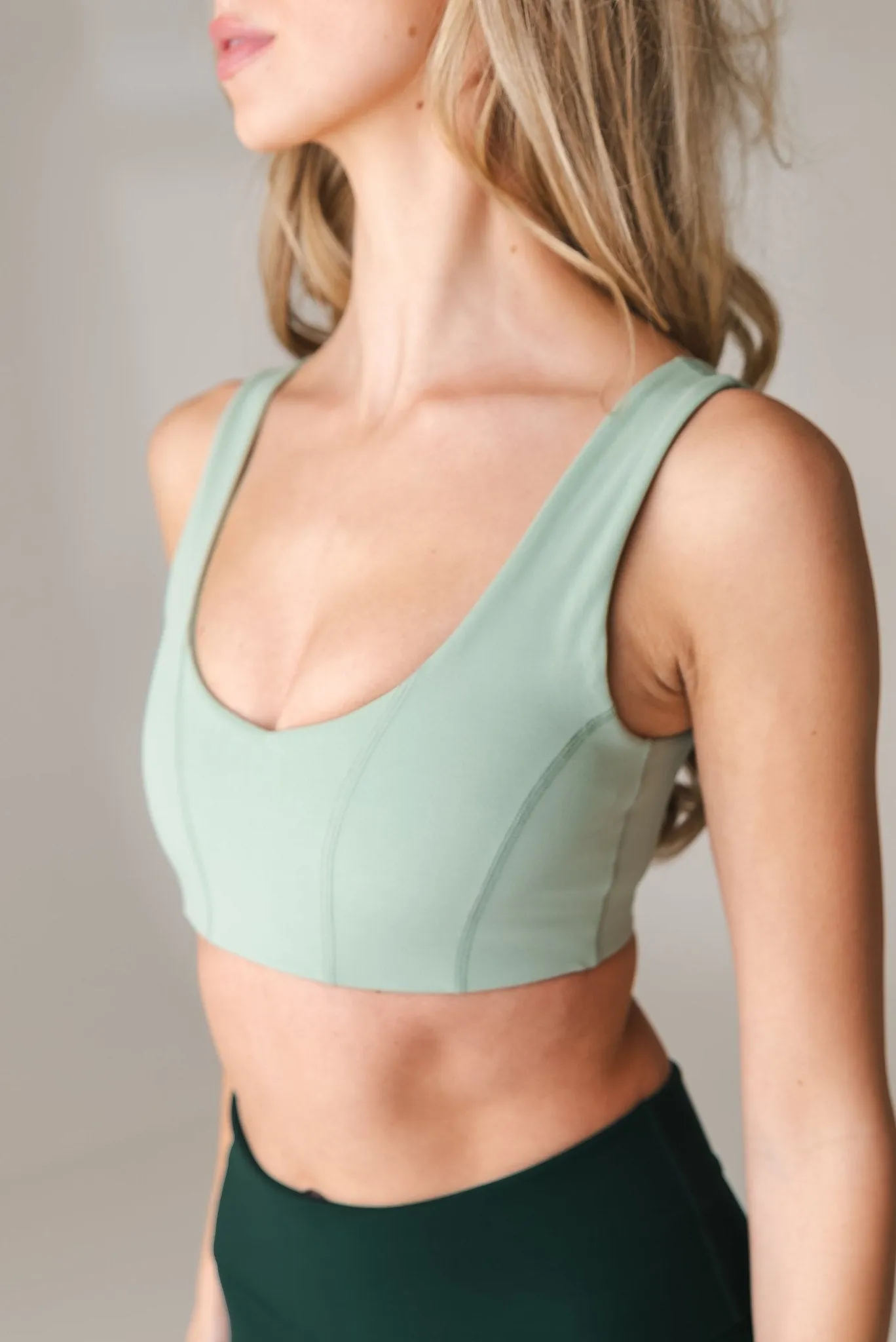Cloud II™ Corset Bra - Eucalyptus sold by Balance Athletica product image thumbnail 3