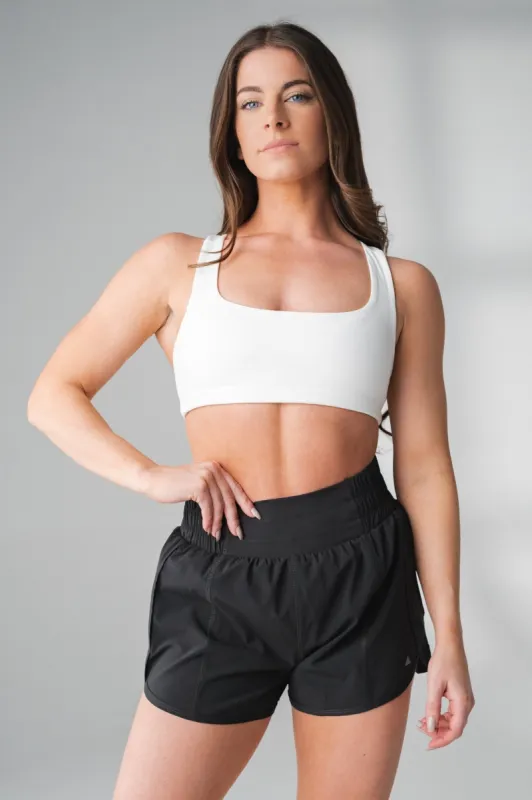 The Core Bra - Snow sold by Balance Athletica