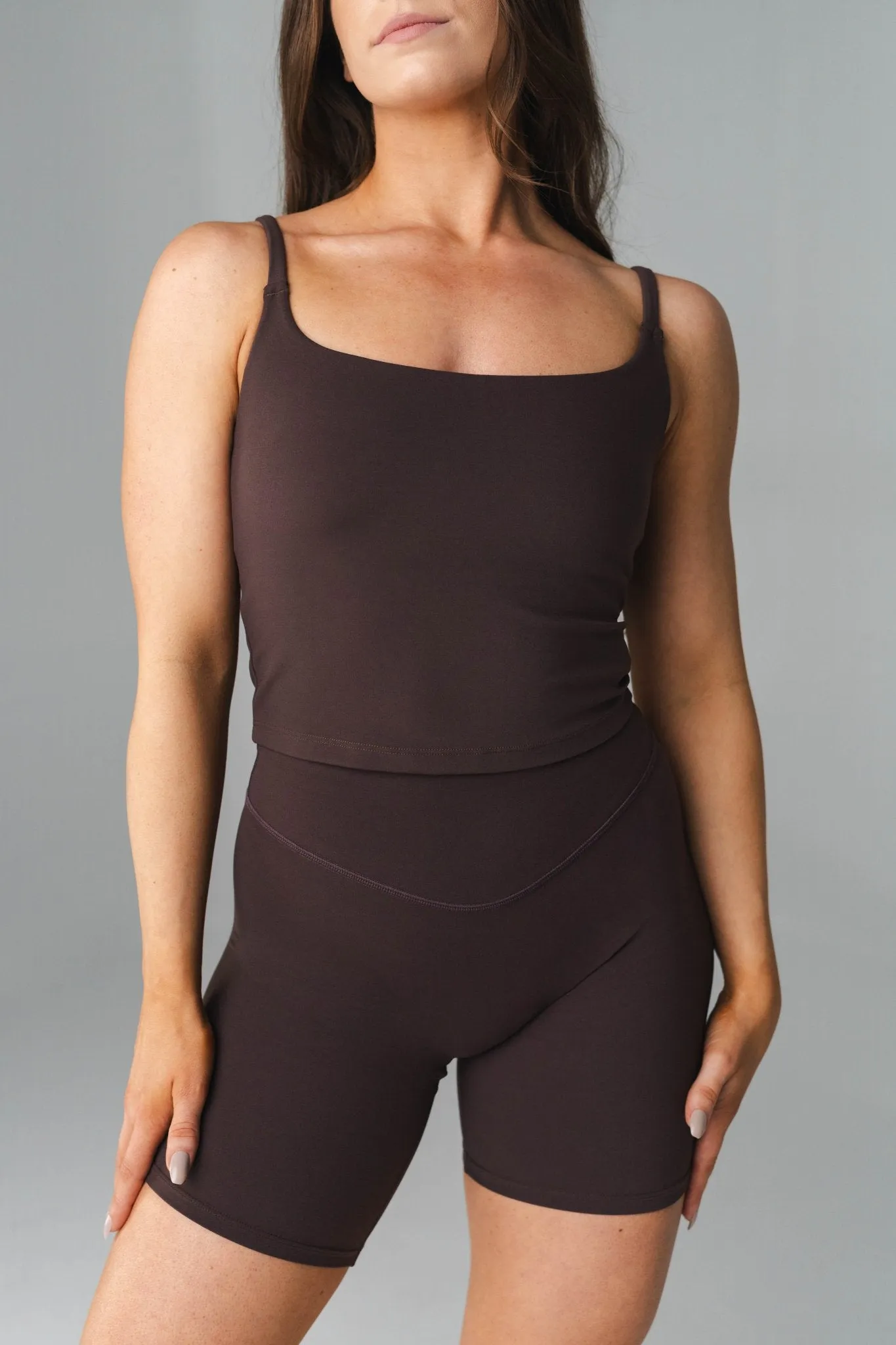Cloud II™ Scoop Tank - Espresso sold by Balance Athletica product image thumbnail 3