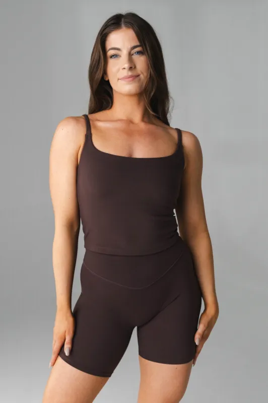 Cloud II™ Scoop Tank - Espresso sold by Balance Athletica