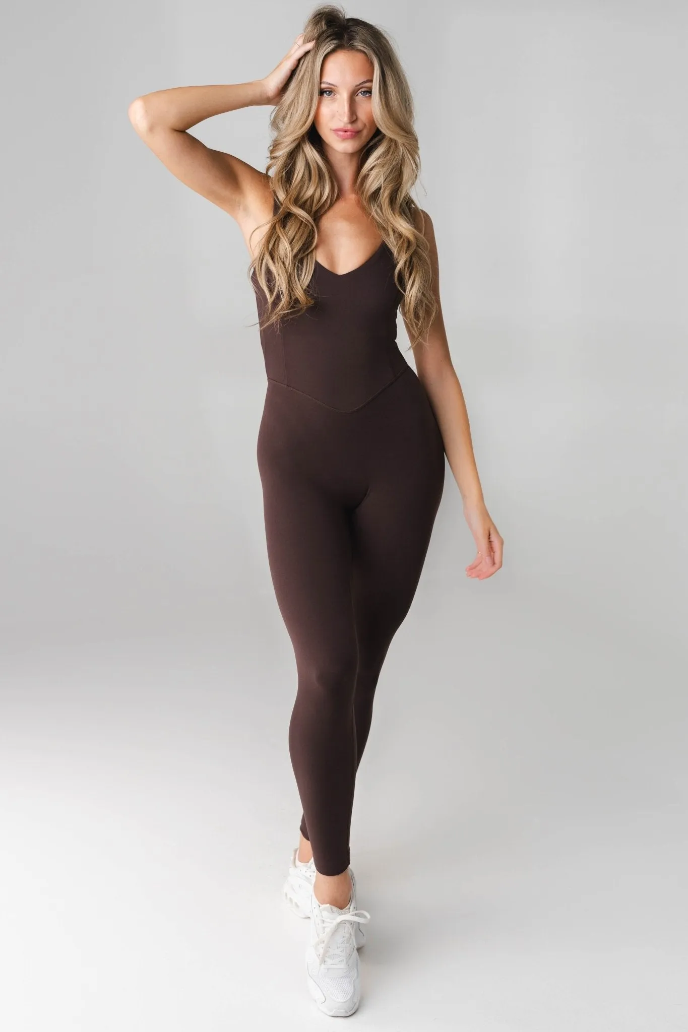Cloud II™ Jumpsuit - Espresso sold by Balance Athletica