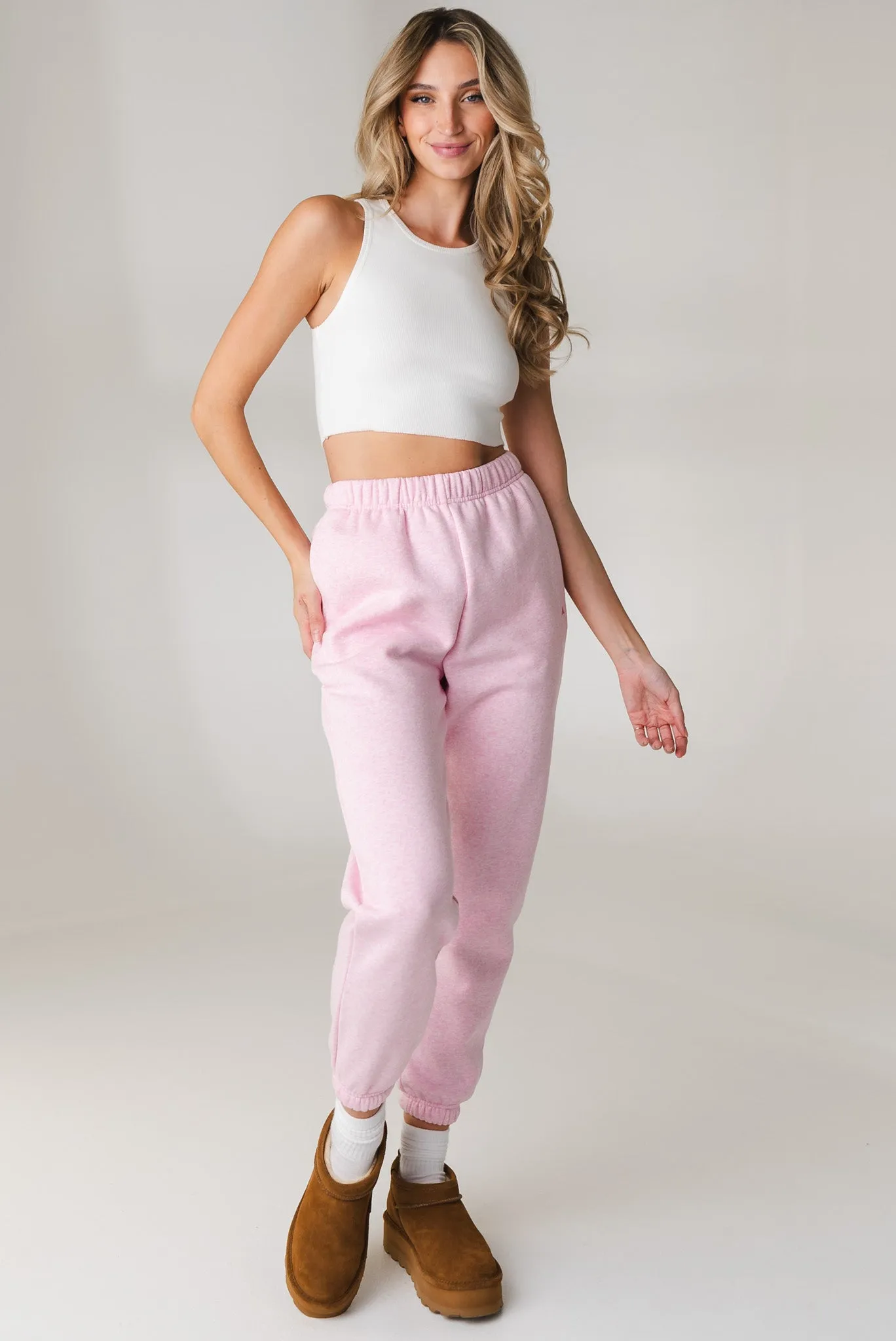 Vitality Cozy Uni Jogger - Bubblegum Marl sold by Balance Athletica product image thumbnail 4