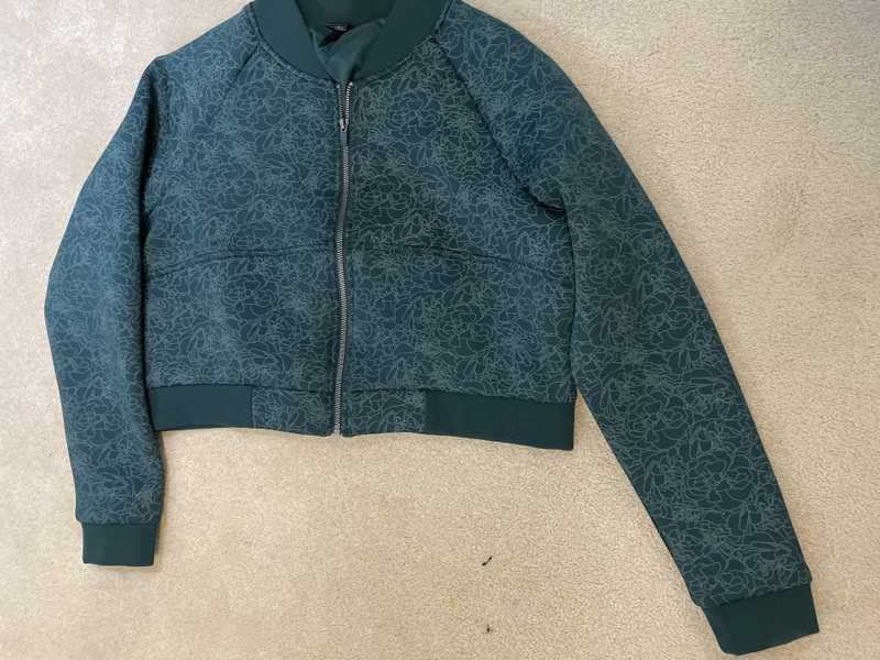 The Women's Flight Jacket - Deep Sea - Fleur - Revitalized sold by Balance Athletica product image thumbnail 5