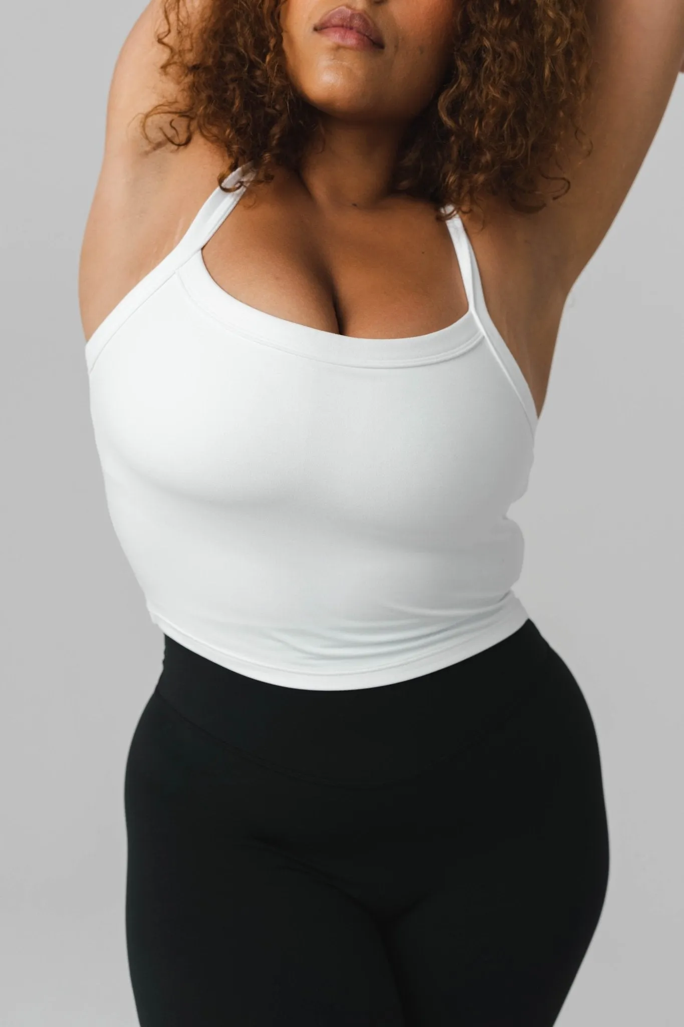 Cloud II™ Square Tank - Snow sold by Balance Athletica product image thumbnail 3