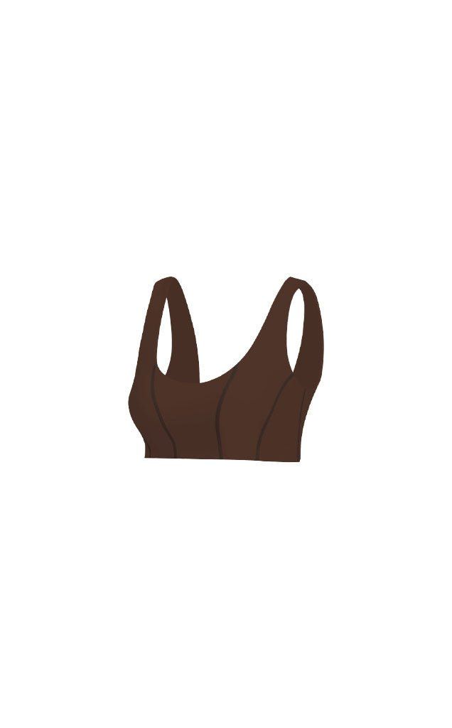 Cloud II™ Corset Bra - Cocoa Contrast sold by Balance Athletica product image thumbnail 2