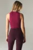 Vitality Basis Rib Tank - Sangria sold by Balance Athletica