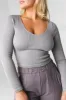 Vitality Synergy® V Long Sleeve - Slate sold by Balance Athletica