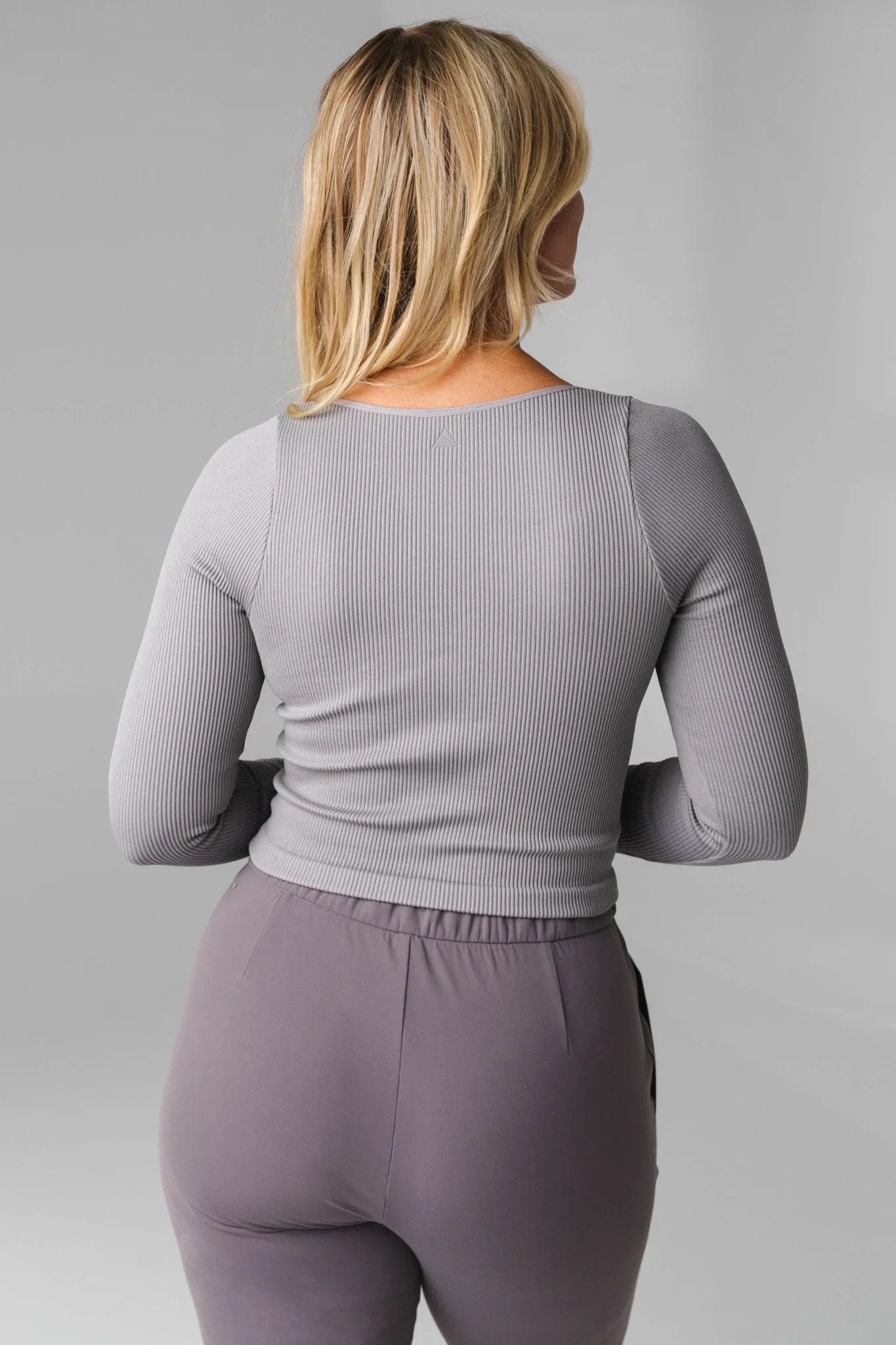Vitality Synergy® V Long Sleeve - Slate sold by Balance Athletica product image thumbnail 4