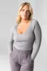 Vitality Synergy® V Long Sleeve - Slate sold by Balance Athletica