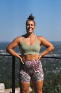 Vitality Ascend II Racer Bra - Matcha sold by Balance Athletica