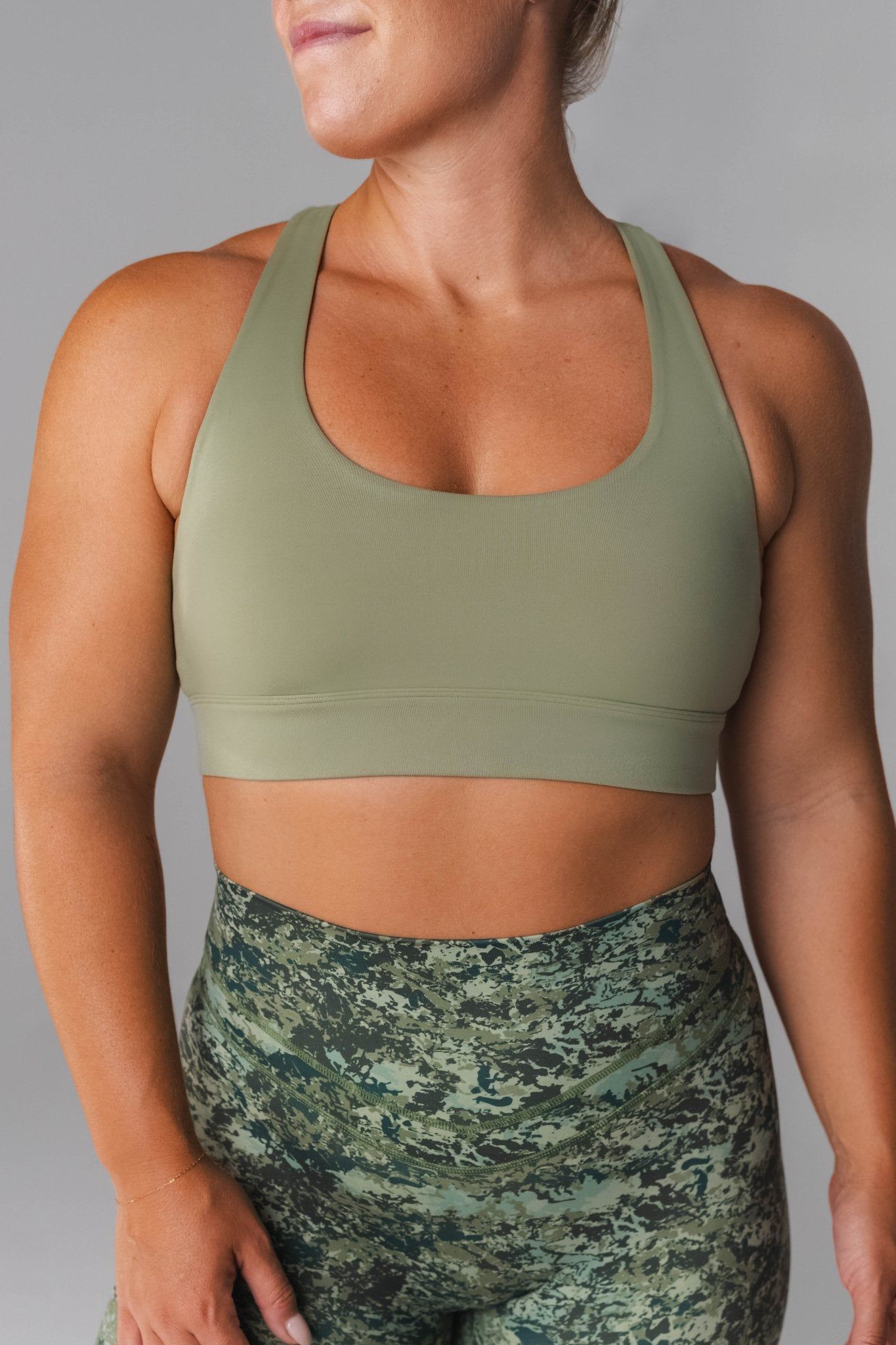 Vitality Ascend II Racer Bra - Matcha sold by Balance Athletica product image thumbnail 3