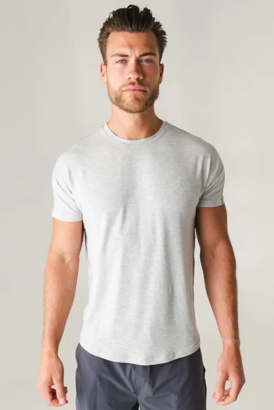 Vitality Vital Men's Tee - Stone Marl sold by Balance Athletica