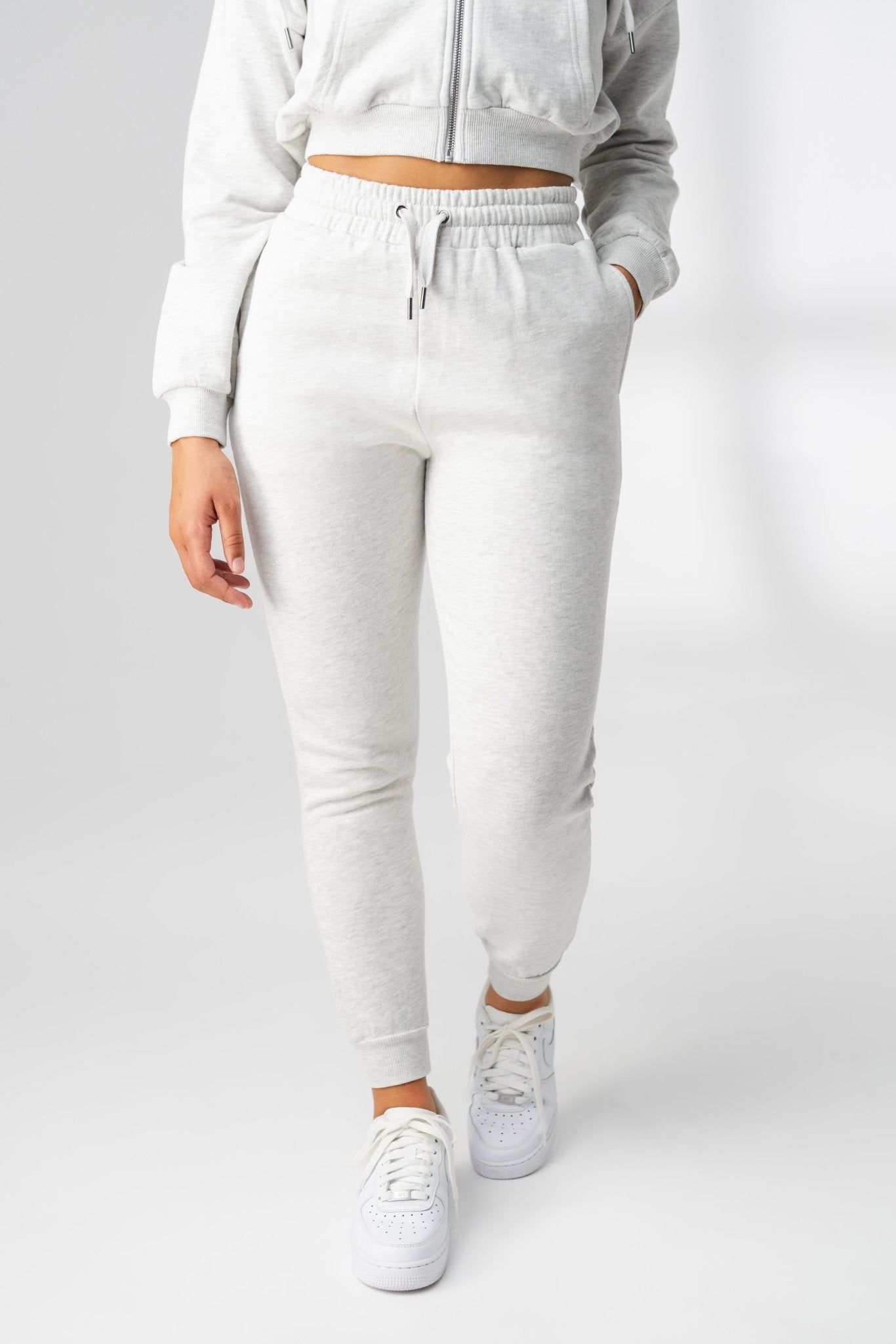 The Mantra Pant - Stone Heather - Perspective - Revitalized sold by Balance Athletica