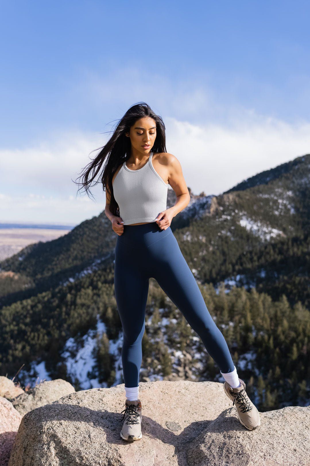 Vitality Synergy Open Back Tank - Ash sold by Balance Athletica product image thumbnail 5