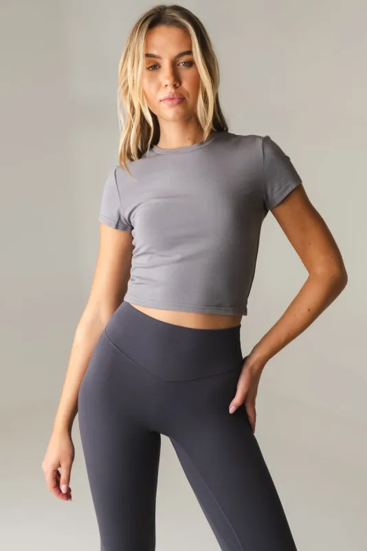 Vitality Basis Tee - Stone sold by Balance Athletica