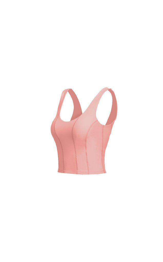 Cloud II™ Corset Tank - Terracotta Contrast - Revitalized sold by Balance Athletica product image thumbnail 2