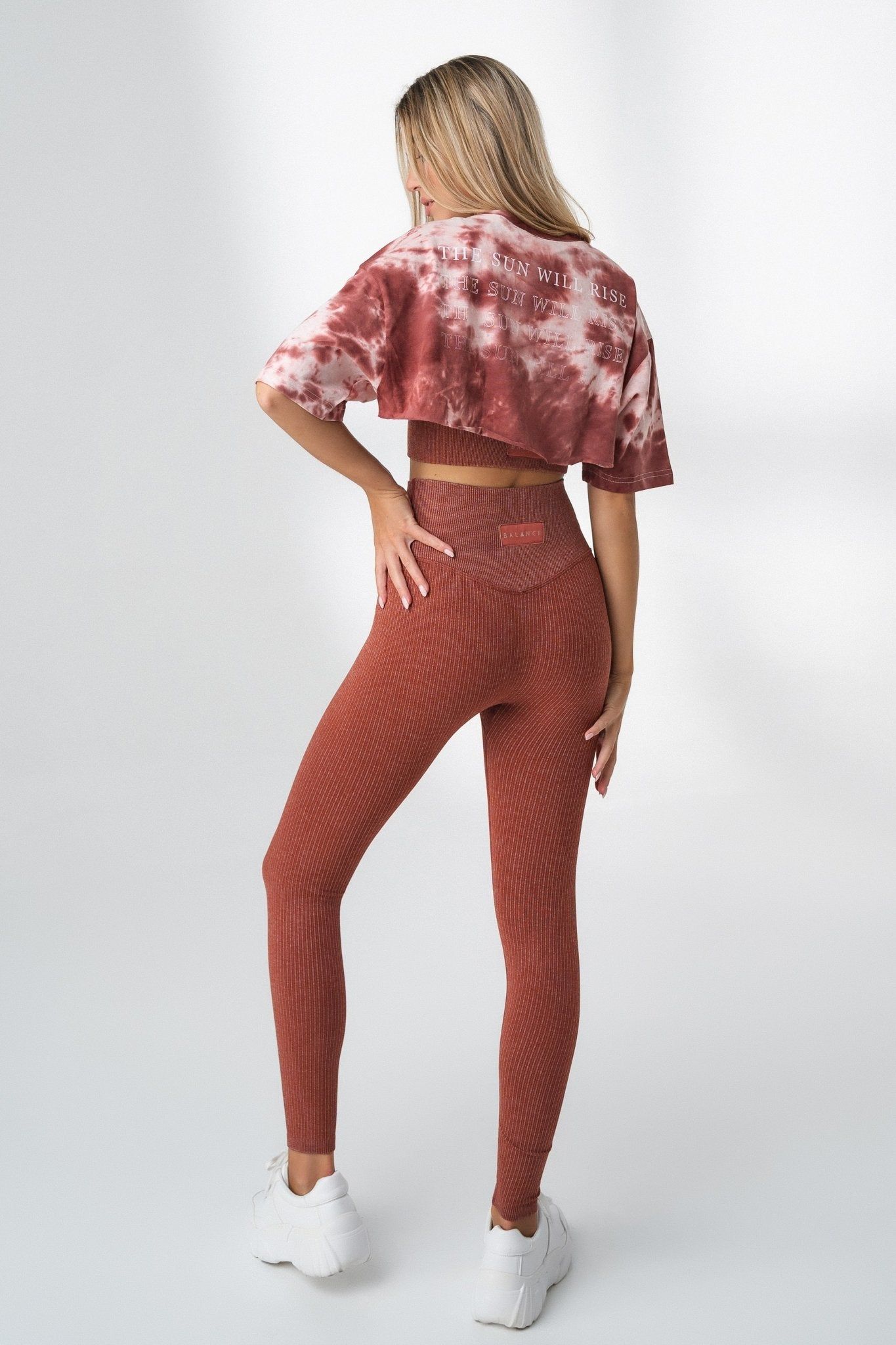 The Stella Tee - Sunstone - Revitalized sold by Balance Athletica product image thumbnail 2